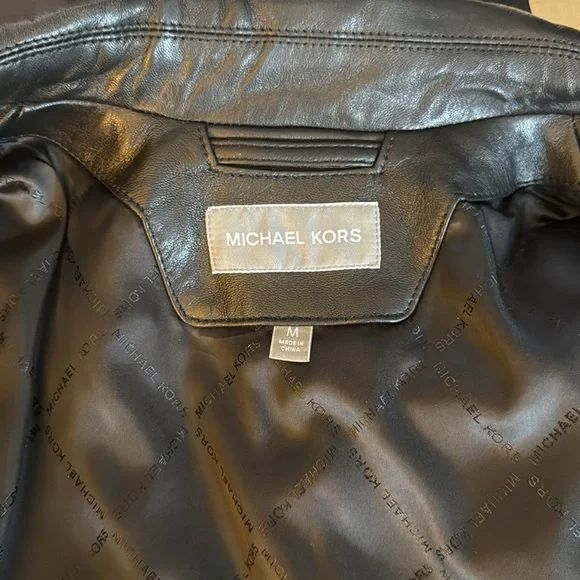 Michael Kors Leather Jacket - Picture 9 of 11